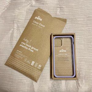 Pela Purple Clear Case (iPhone12/12 Pro)